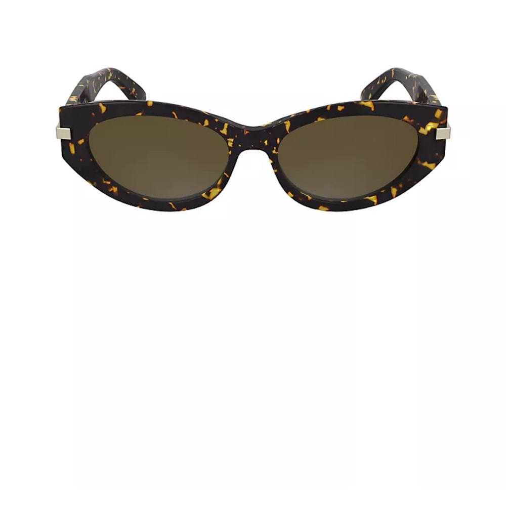 Calvin Klein Collection Acetate cat eye Sunglasses -tortoise
